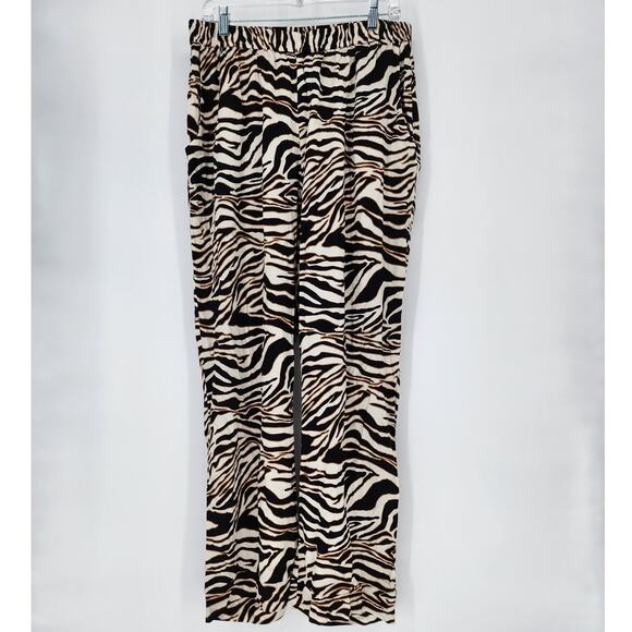 Chloe Kristyn Zebra Print Palazzo Pants Women's Size 1X NWT - Picture 2 of 9